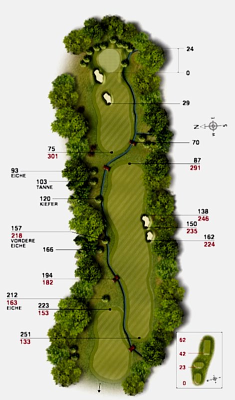 Golf-Land-Club Köln, Platzbeschreibung Loch 13