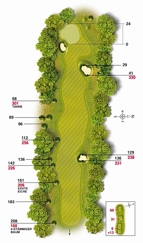 Golf-Land-Club Köln, Platzbeschreibung Loch 14