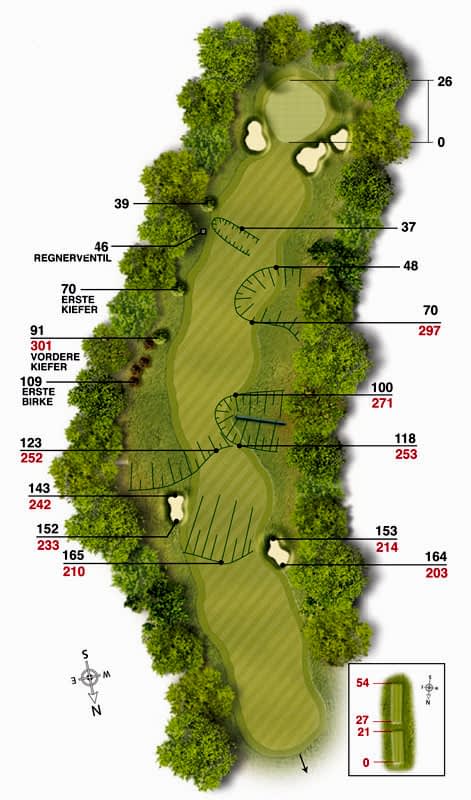 Golf-Land-Club Köln, Platzbeschreibung Loch 16