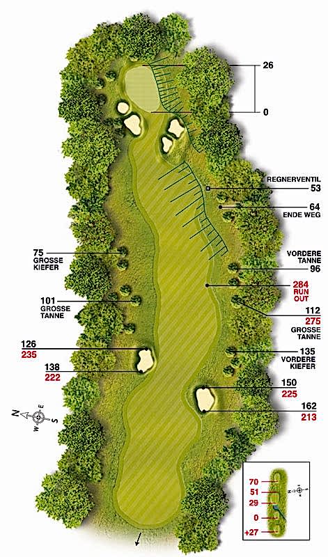 Golf-Land-Club Köln, Platzbeschreibung Loch 6