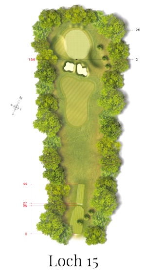 Golf-Land-Club Köln, Platzbeschreibung Loch 15