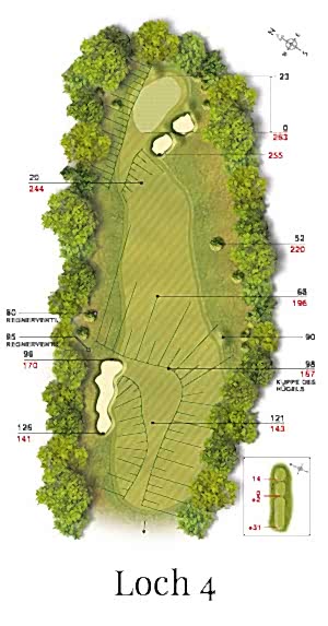Golf-Land-Club Köln, Platzbeschreibung Loch 4